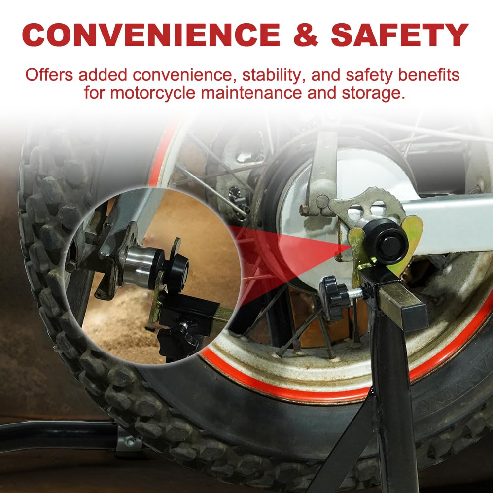 Xitomer Stainless Rear Axle Sliders, Fit for Ninja ZX-25R 2020